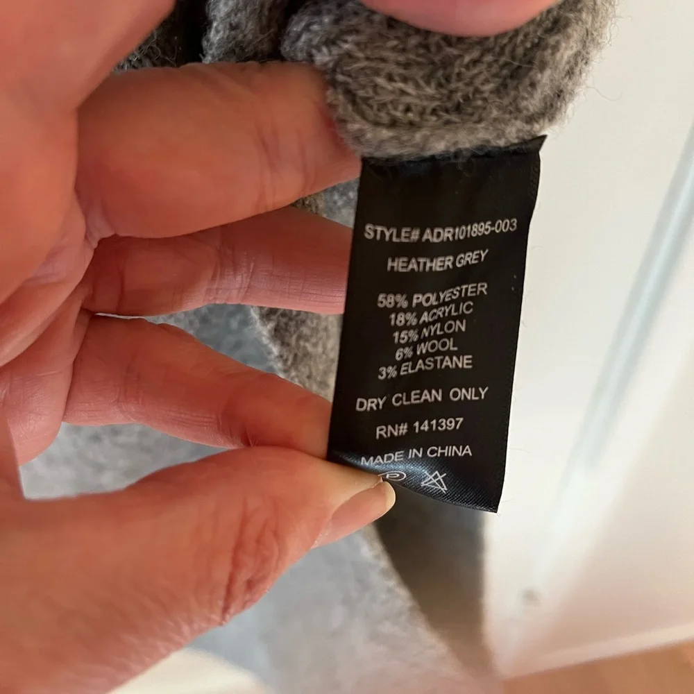 Astr Gray Sleeveless Turtleneck Sweater Maxi Dress - Picture 3 of 3